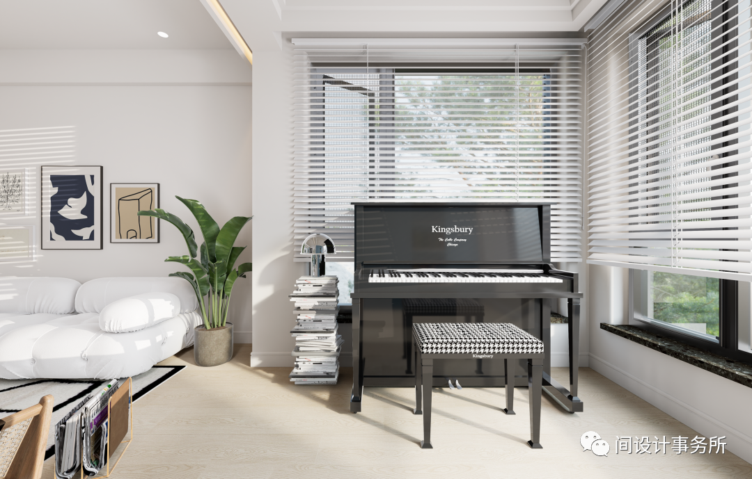 普达北苑 · 蓝色梦幻中的艺术居家丨间·设计事务所-34