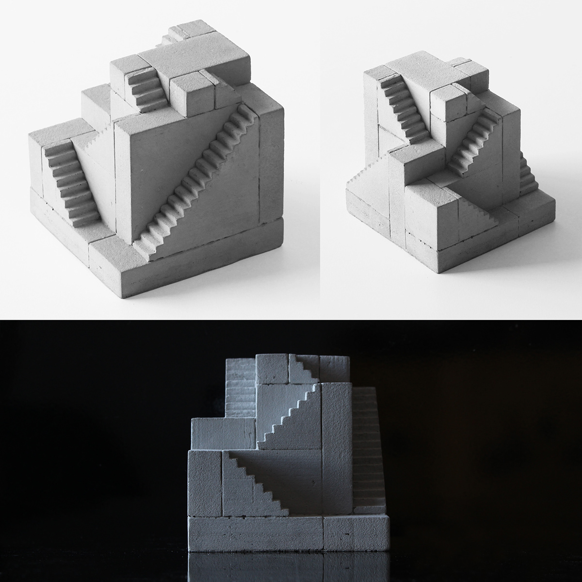 精致混凝土微缩建筑-5