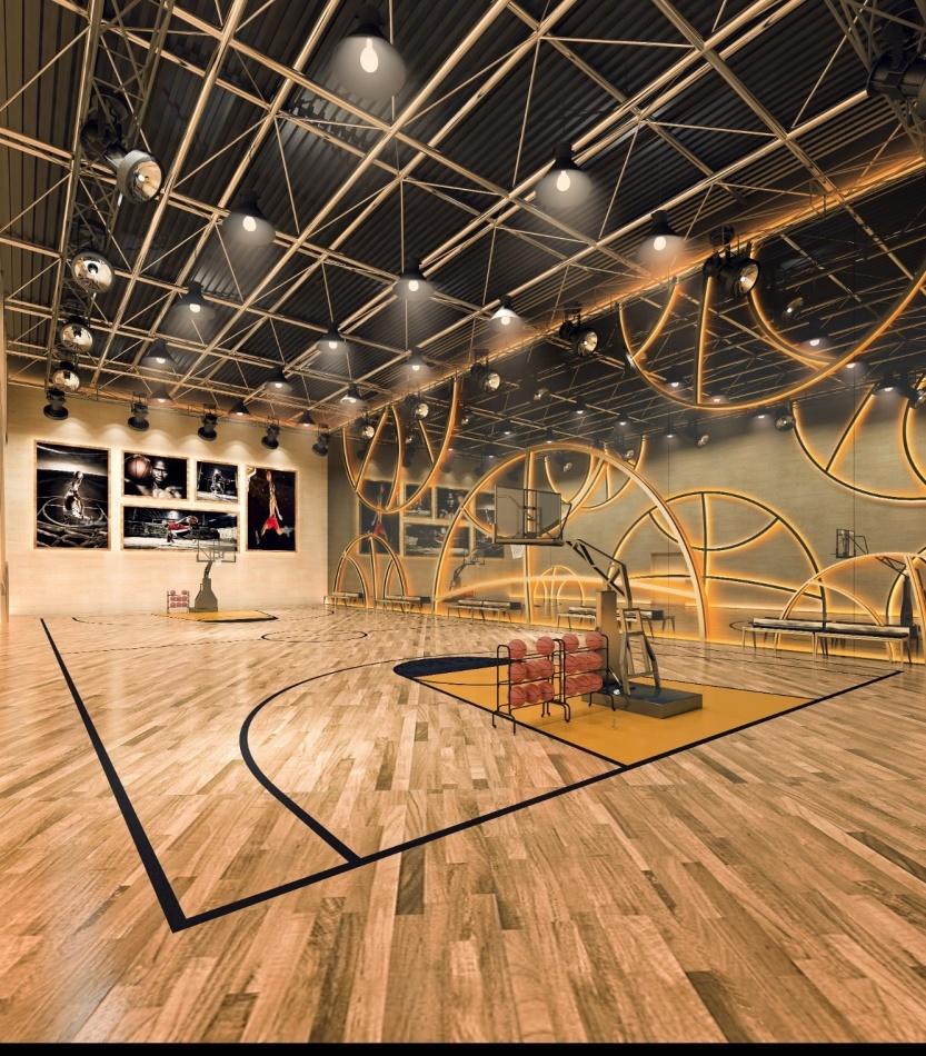 
未来感重工业科幻风健身房 -6