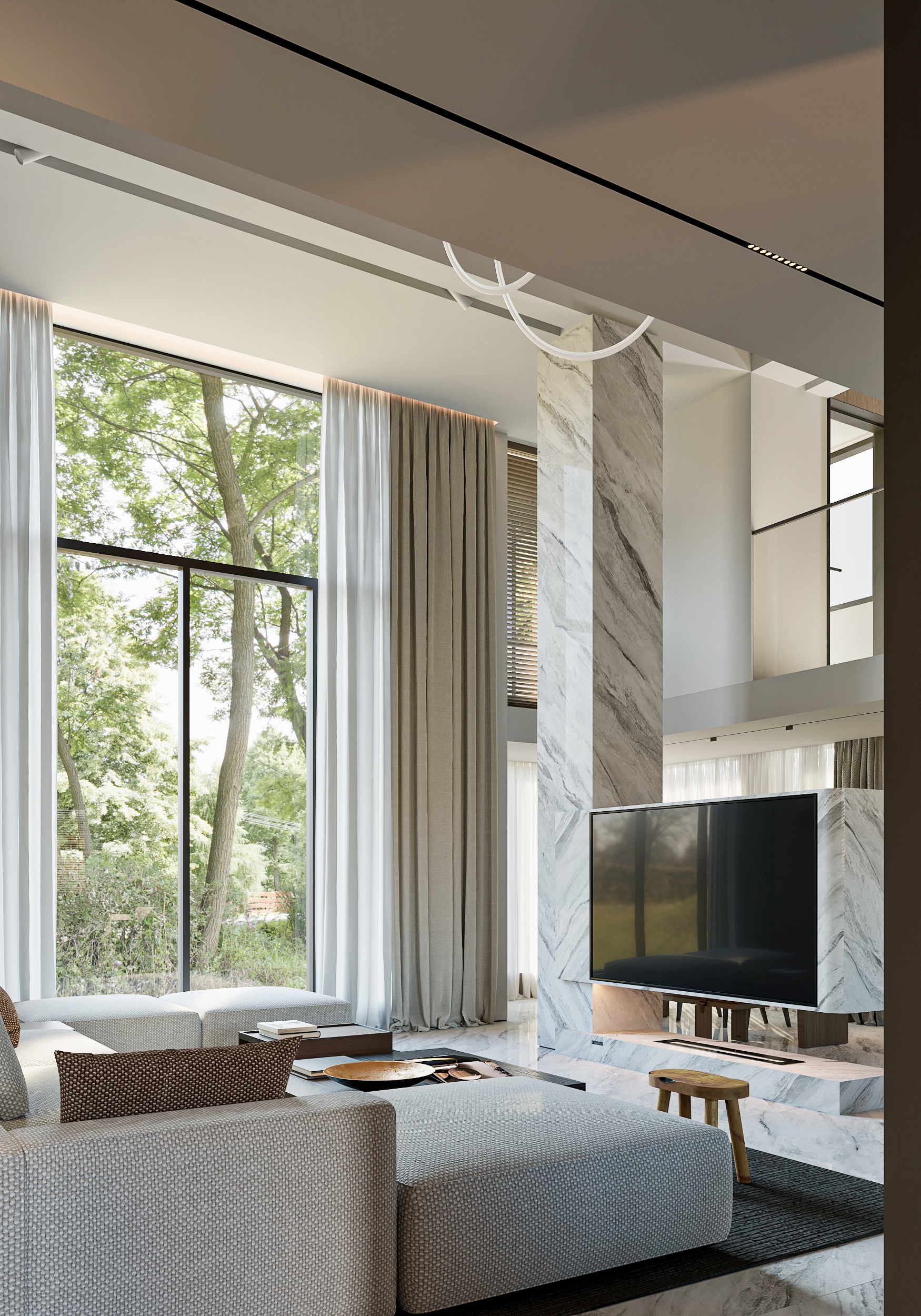 现代意式别墅丨长沙佐尚视觉-2