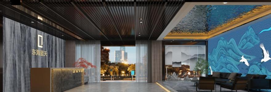 东海蓝天 · 融合自然元素的现代室内设计-4