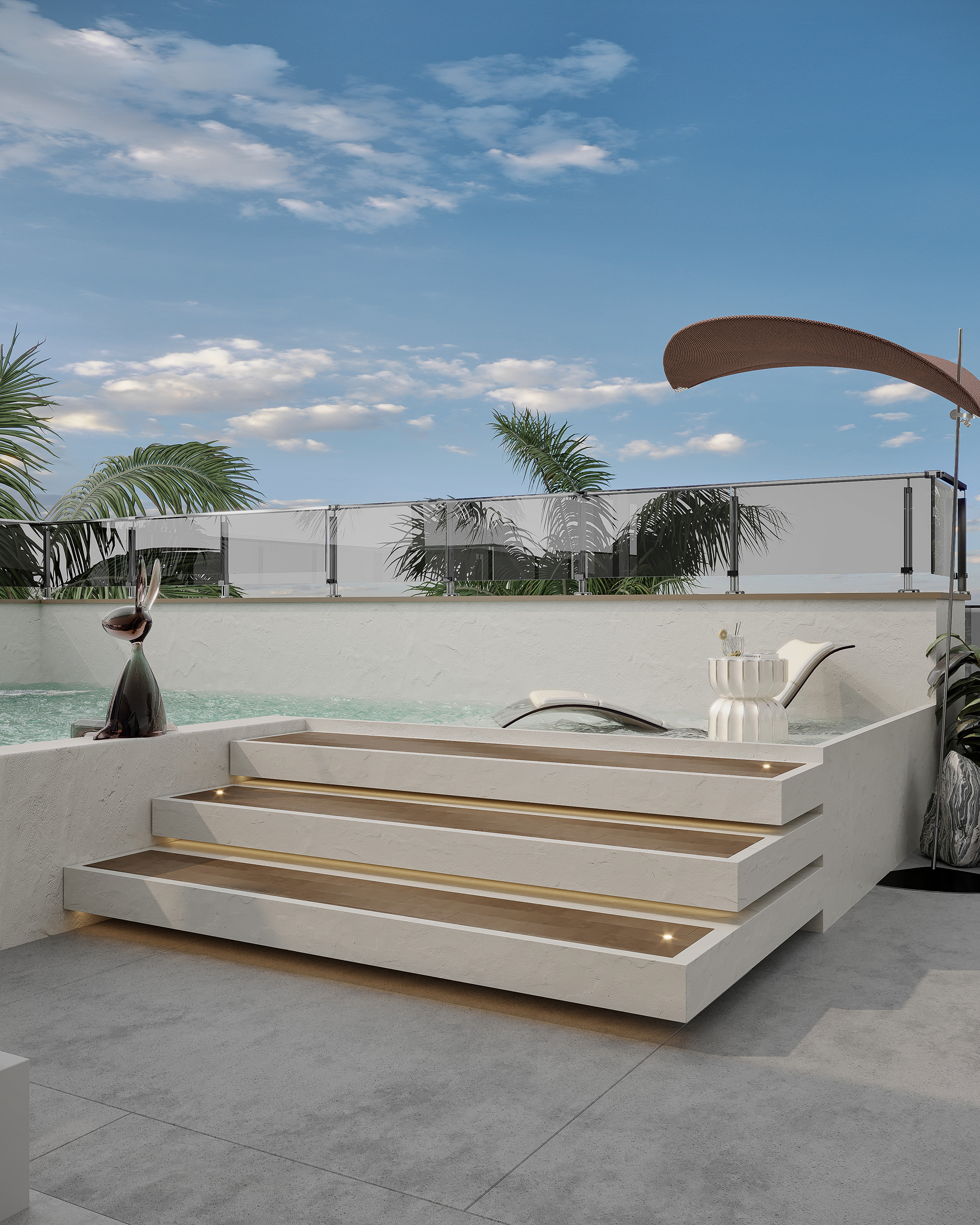 屋顶露台丨Amina El  kholy,Ahmed Saleh Designs-0