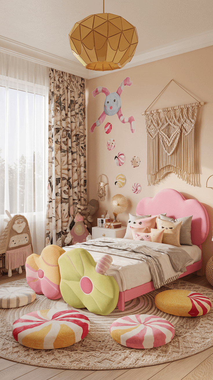 “Candyland”主题女孩房设计-77