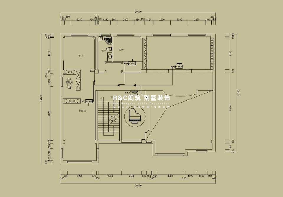 
鄂尔多斯自建别墅-拉菲城堡 -45