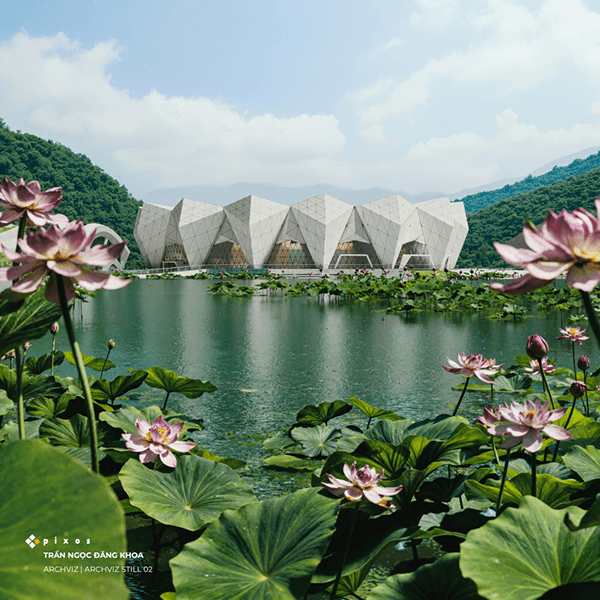 Archviz Still Course 02学生作品丨4pixos Academy-9