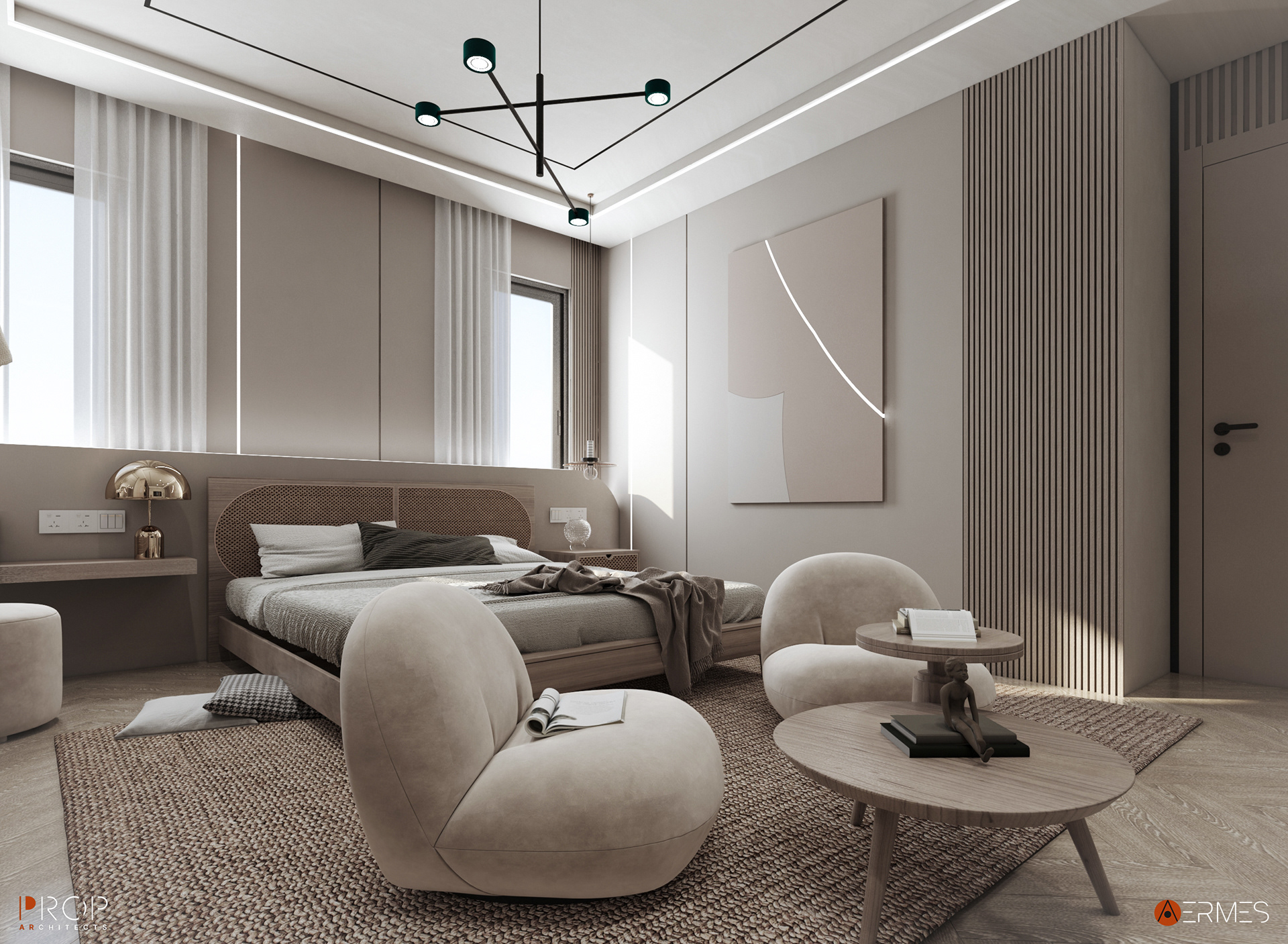 别墅室内设计丨Saudi Arabia丨PROP & AERMES ARCHITECTS-11