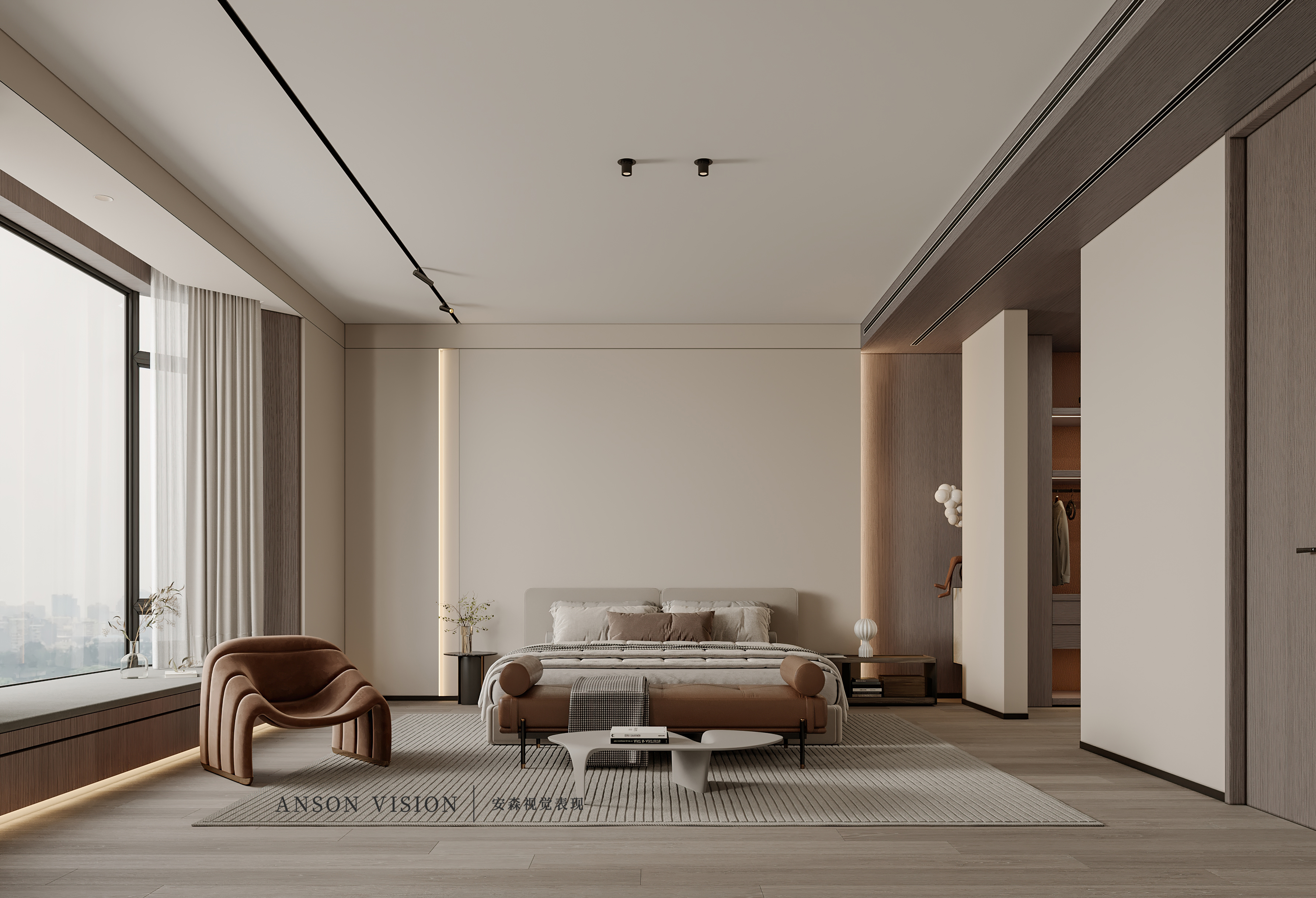 现代别墅多空间表现丨Ansonvision·蒙头睡-14