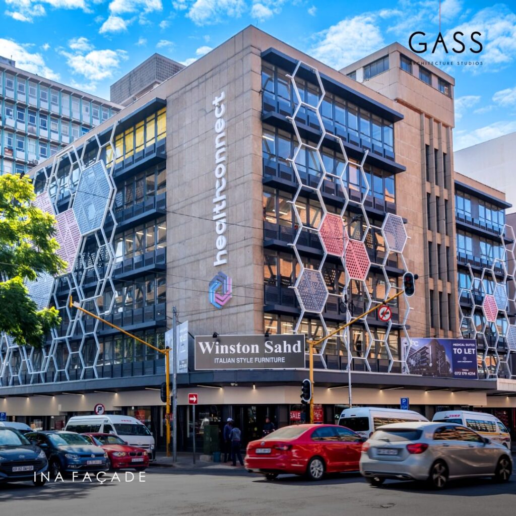 Ina Building近期立面翻新项目丨南非比勒陀利亚丨GASS Architecture Studios-5