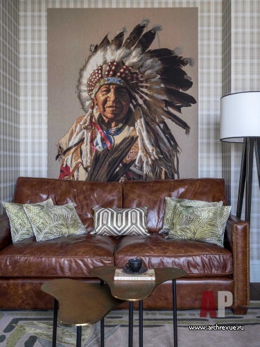 莫斯科西南角带全景窗可看莫斯科大学高楼的彩色公寓室内设计丨俄罗斯莫斯科丨Гончар Ольга,Лобынцева Софья-63