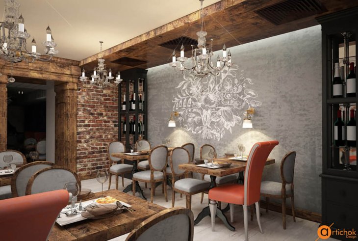 Ресторан с росписью（有壁画的餐厅）-9