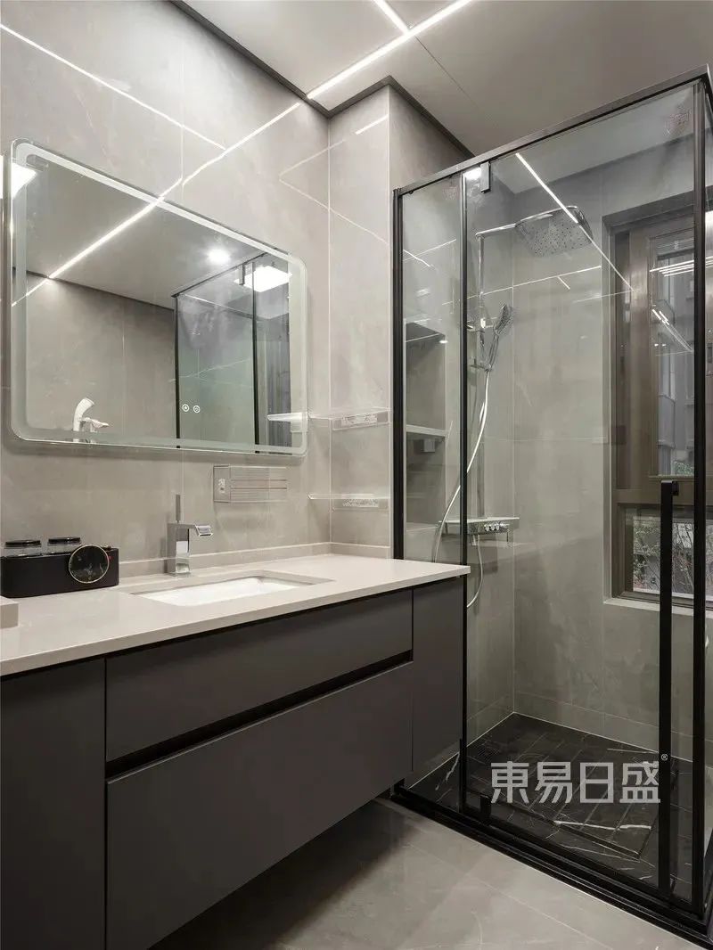 五象印月191㎡现代简约叠墅丨中国南宁丨东易日盛-43