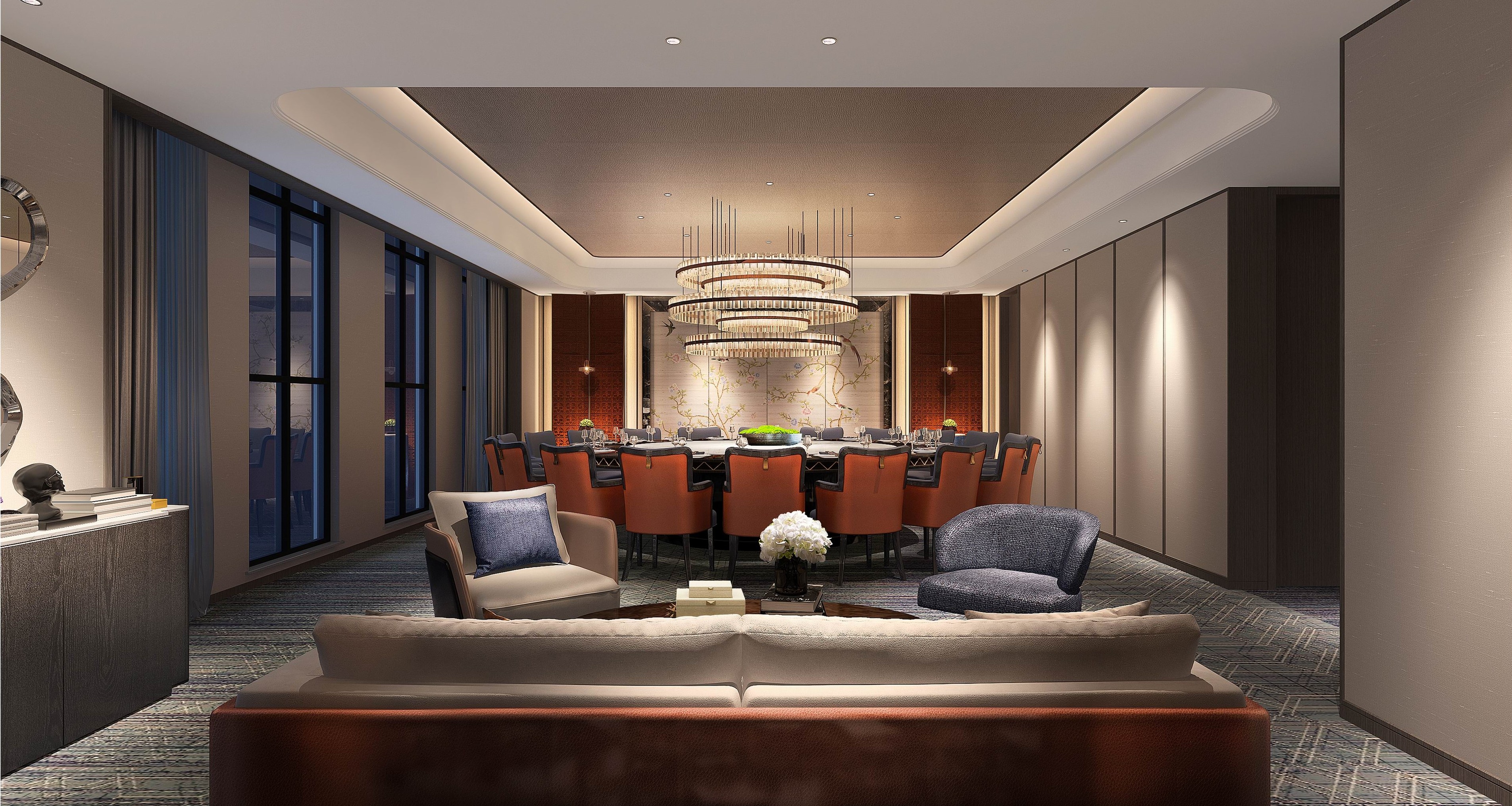 盐城东亿国际大酒店宴会厅现代简约风格空间设计丨中国盐城丨苏州中麦设计事务所-15