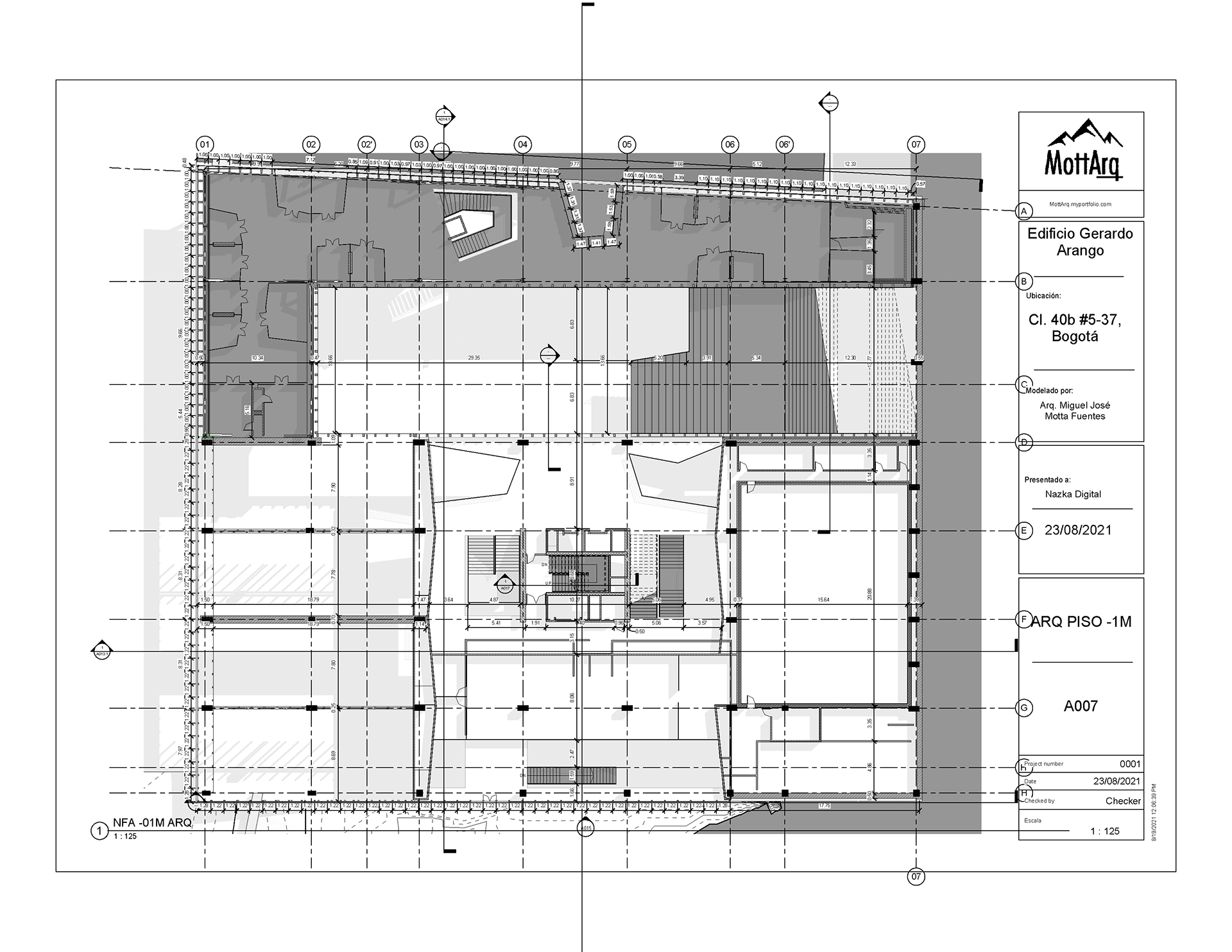 U Javeriana 艺术大楼建模-4