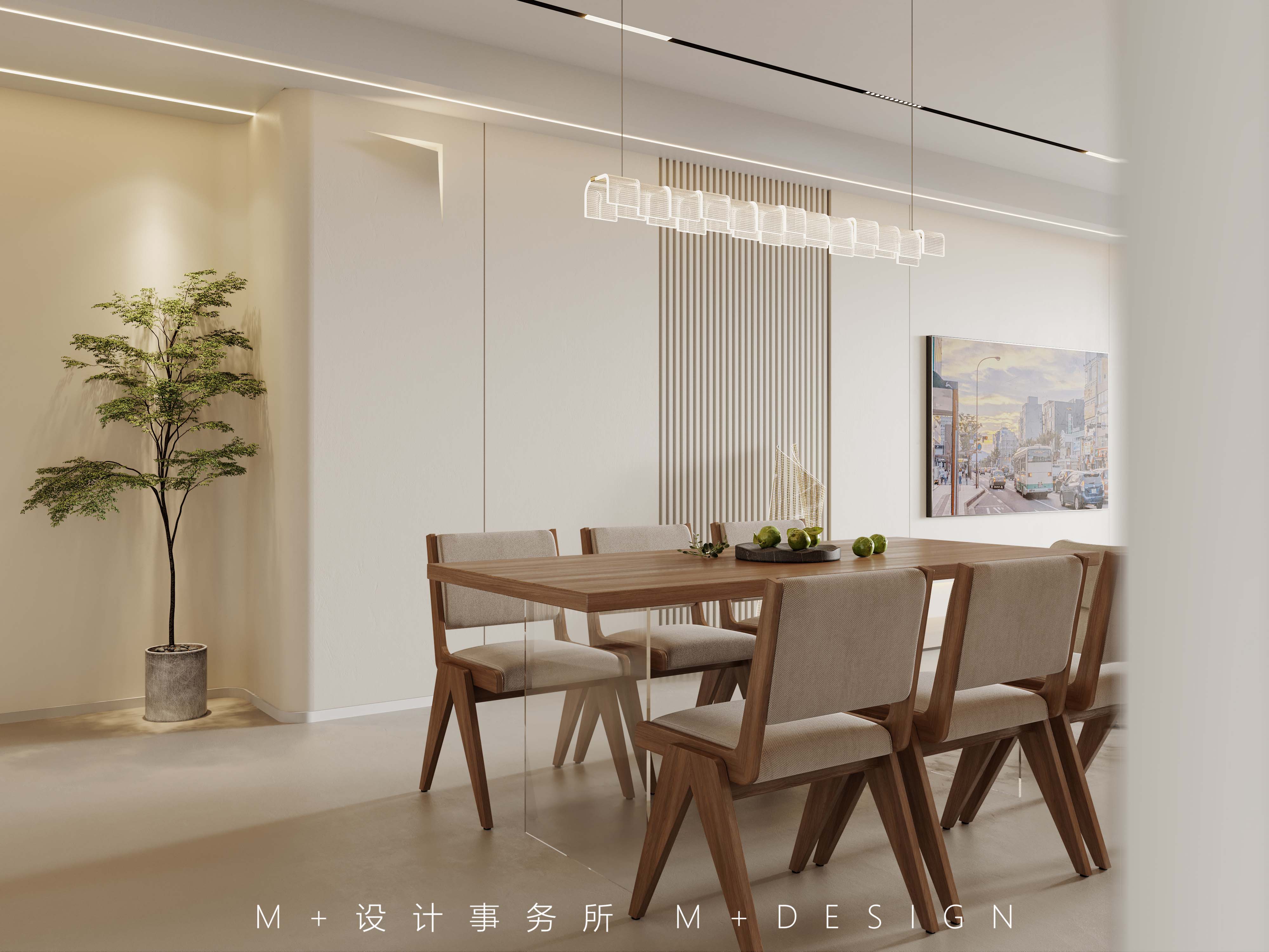 现代奶油风的理想家丨中国长沙丨长沙美加空间创意设计事务所-22