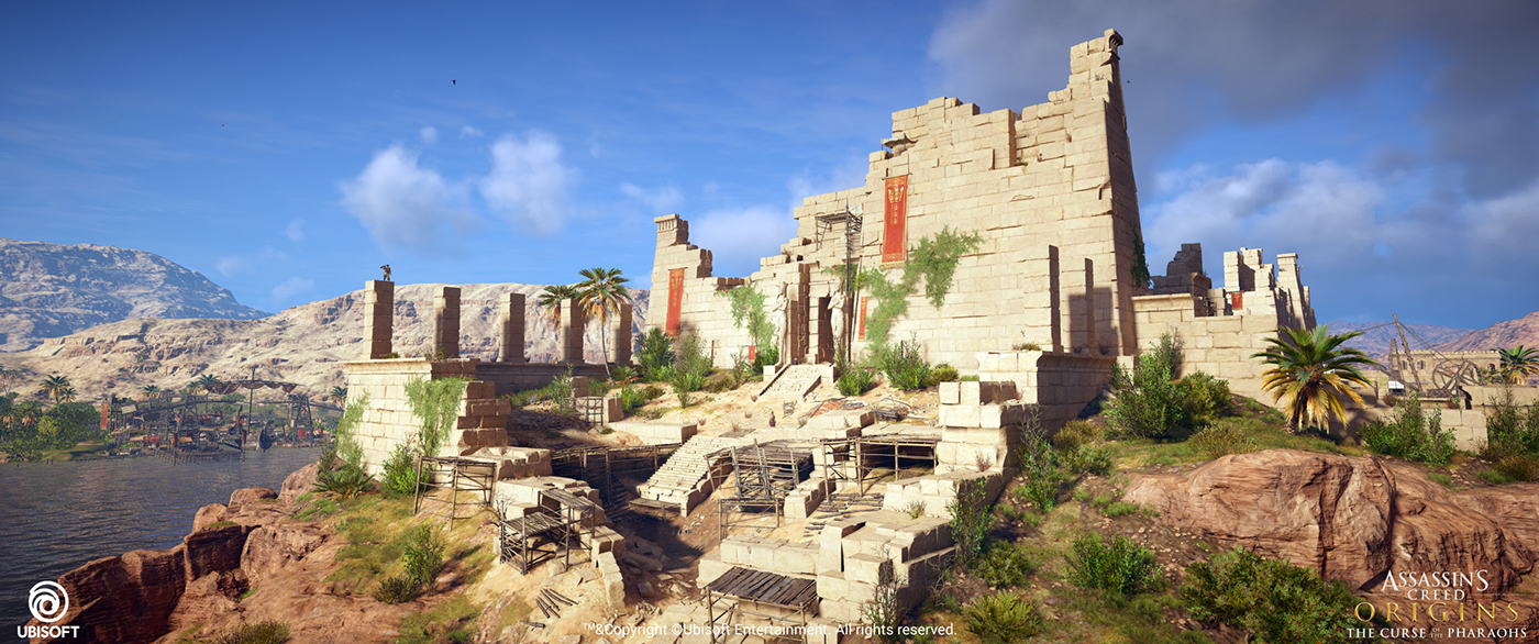 《刺客信条 | 法老诅咒》大象岛艺术设计赏析-8