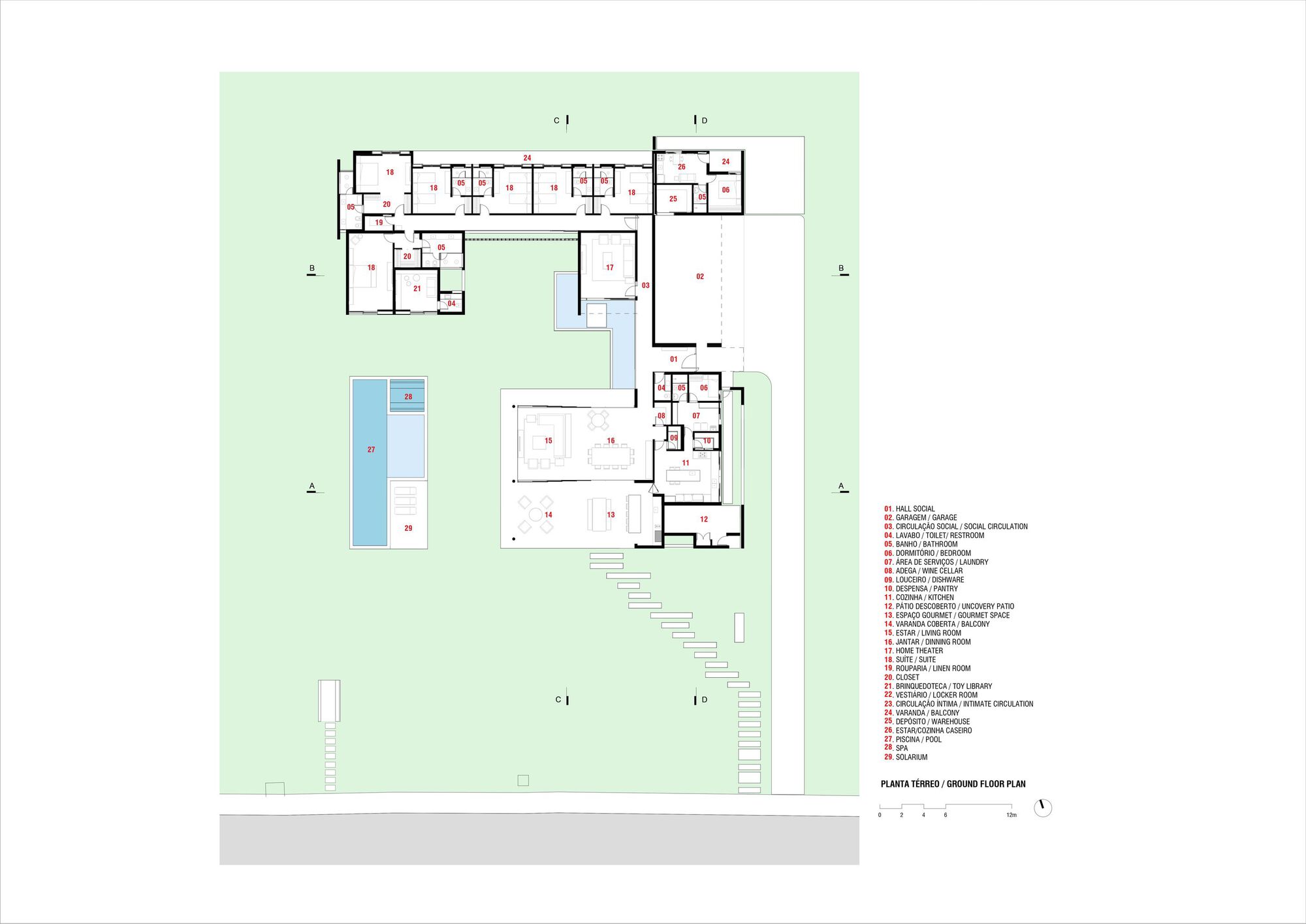 布劳纳斯住宅丨巴西-13