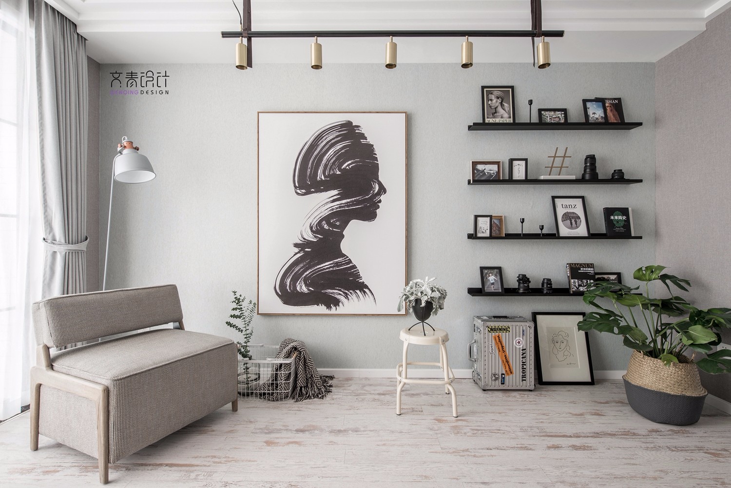 四居室北欧风  文青设计-20