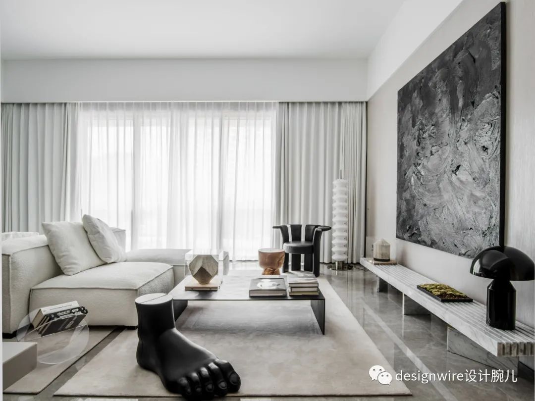 孟也新作 | “听”艺术馆，融创三亚新闻中心售楼处设计-40