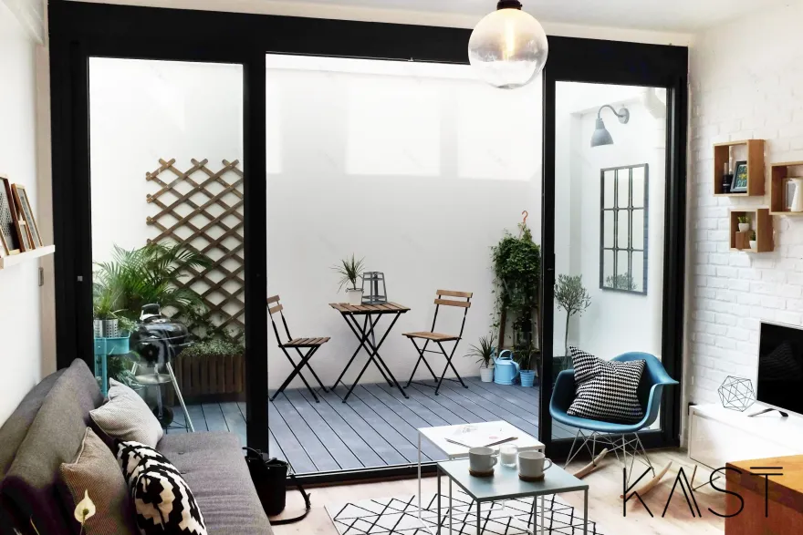 巴黎附近 32m2 迷你复式公寓,打造温馨舒适小窝-1