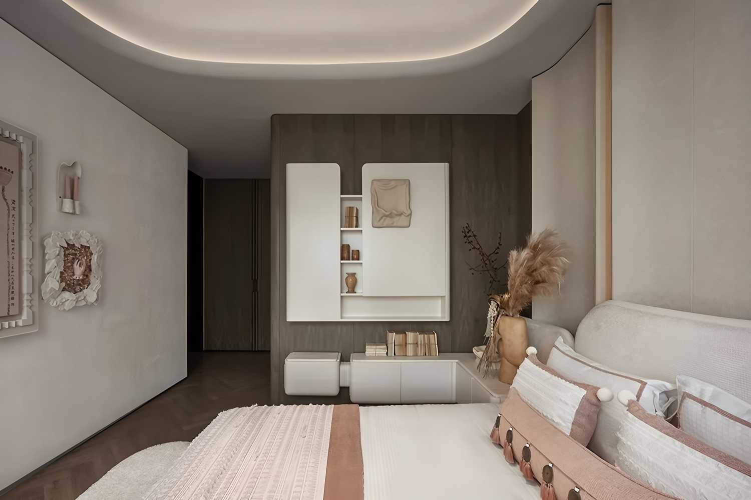 海口万华江东麓岛云溪岛二期上叠别墅样板间丨中国海口丨深圳市盘石室内设计有限公司-35