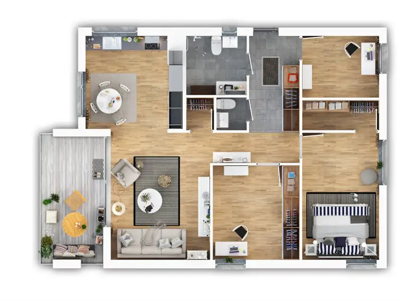 现代木艺住宅设计，打造温馨家庭空间-17