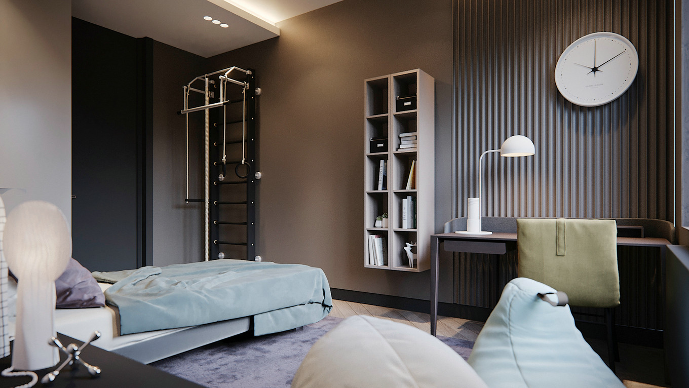 现代高级灰住宅-6