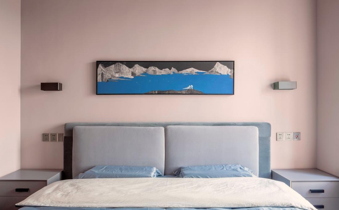 蔚木未来室内建筑设计丨平层丨沉 浸 | 暮色邃蓝-35