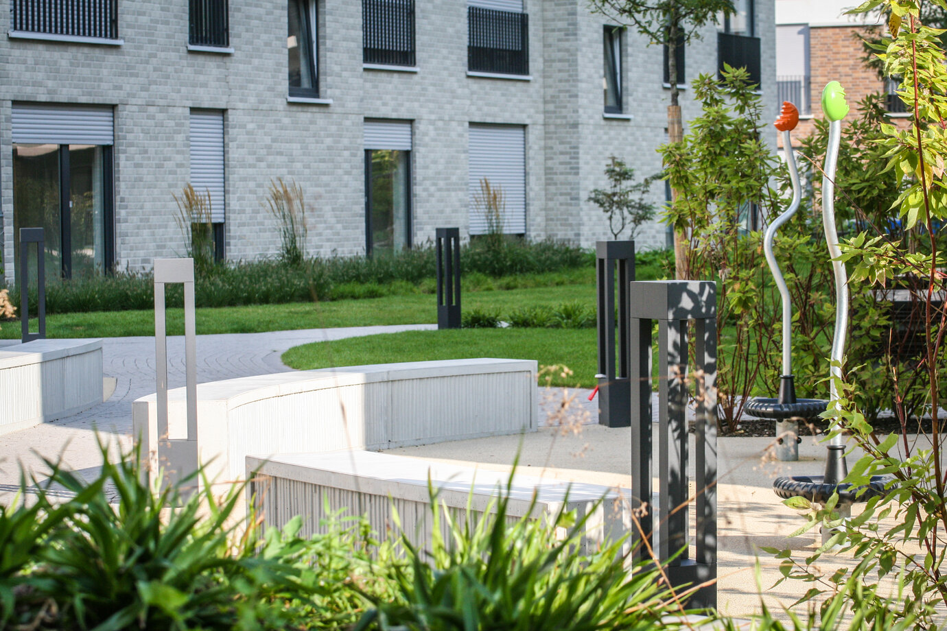 Freianlagen Baufeld 26 "7FLOORS", Europaviertel -2