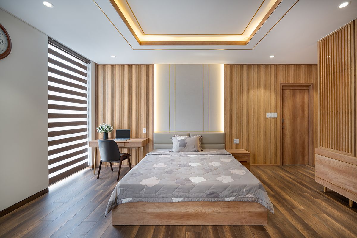 现代绿色环保的越南 Step House 设计-27