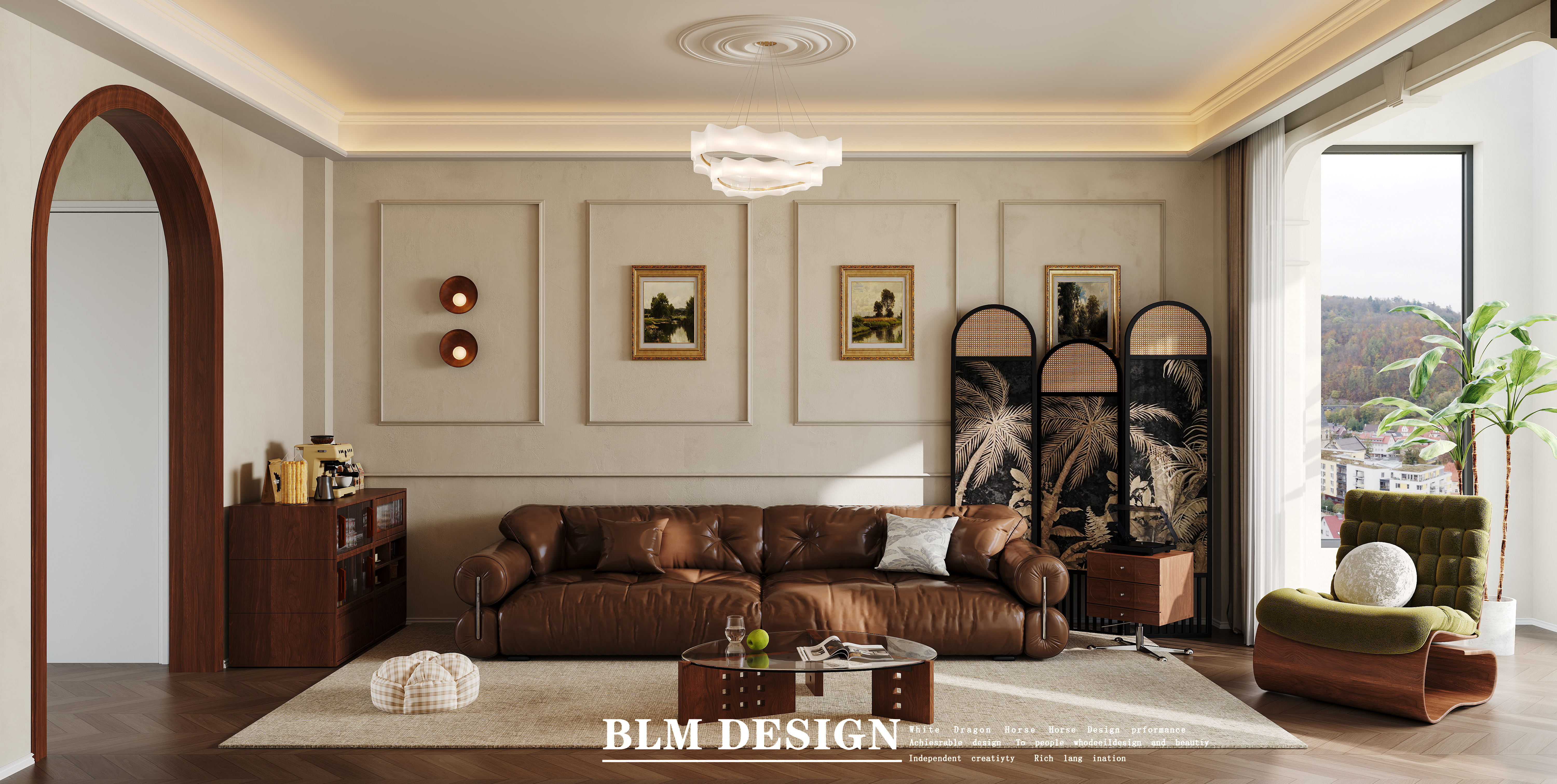 法式复古家装效果图-7