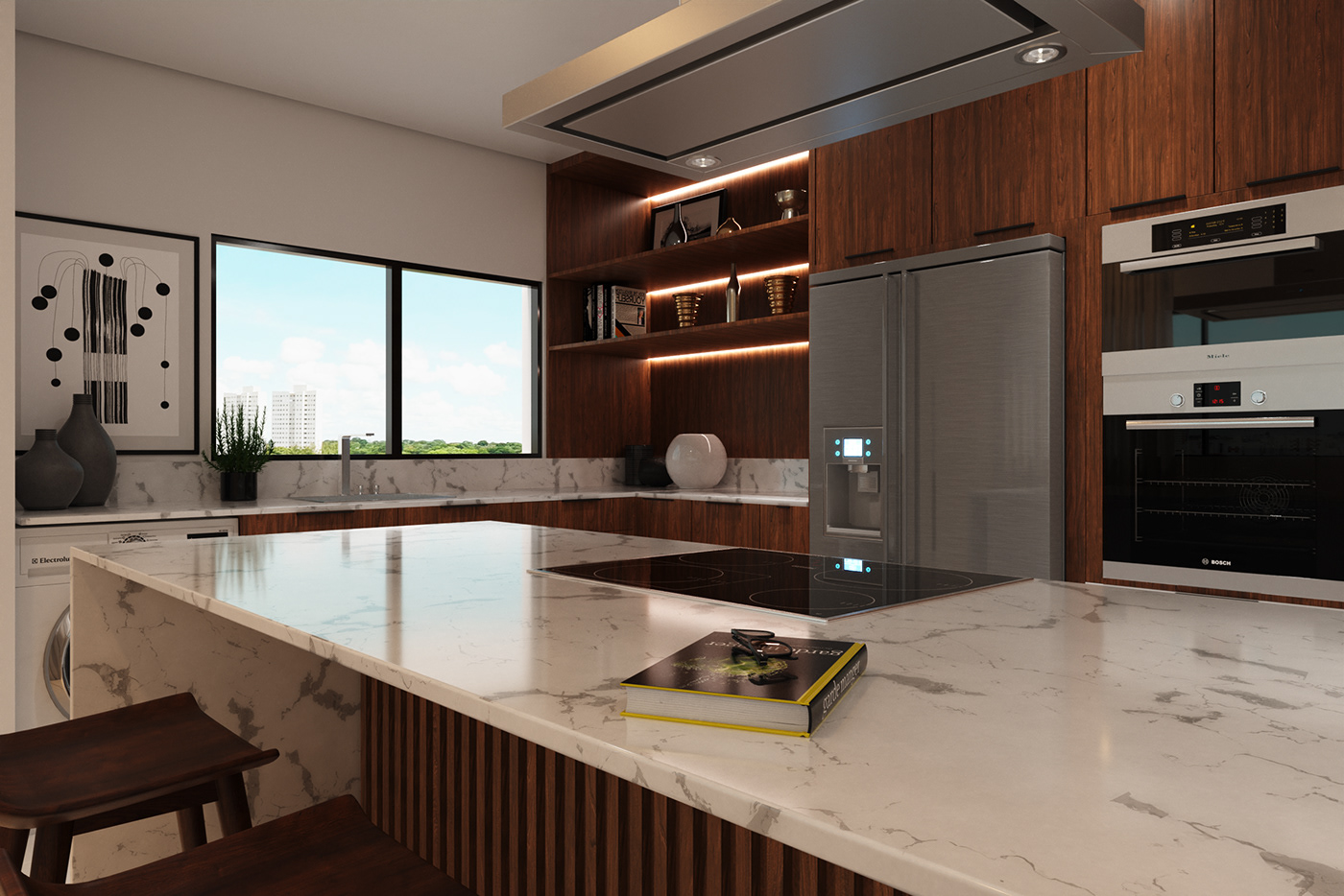 CGI  HN HOUSE · 现代家居设计丨Preview Pictures Animation Studios-7