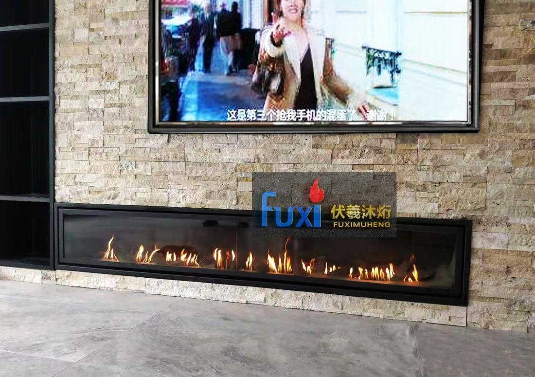 创意燃气壁炉，彩色火焰点亮家居空间-12