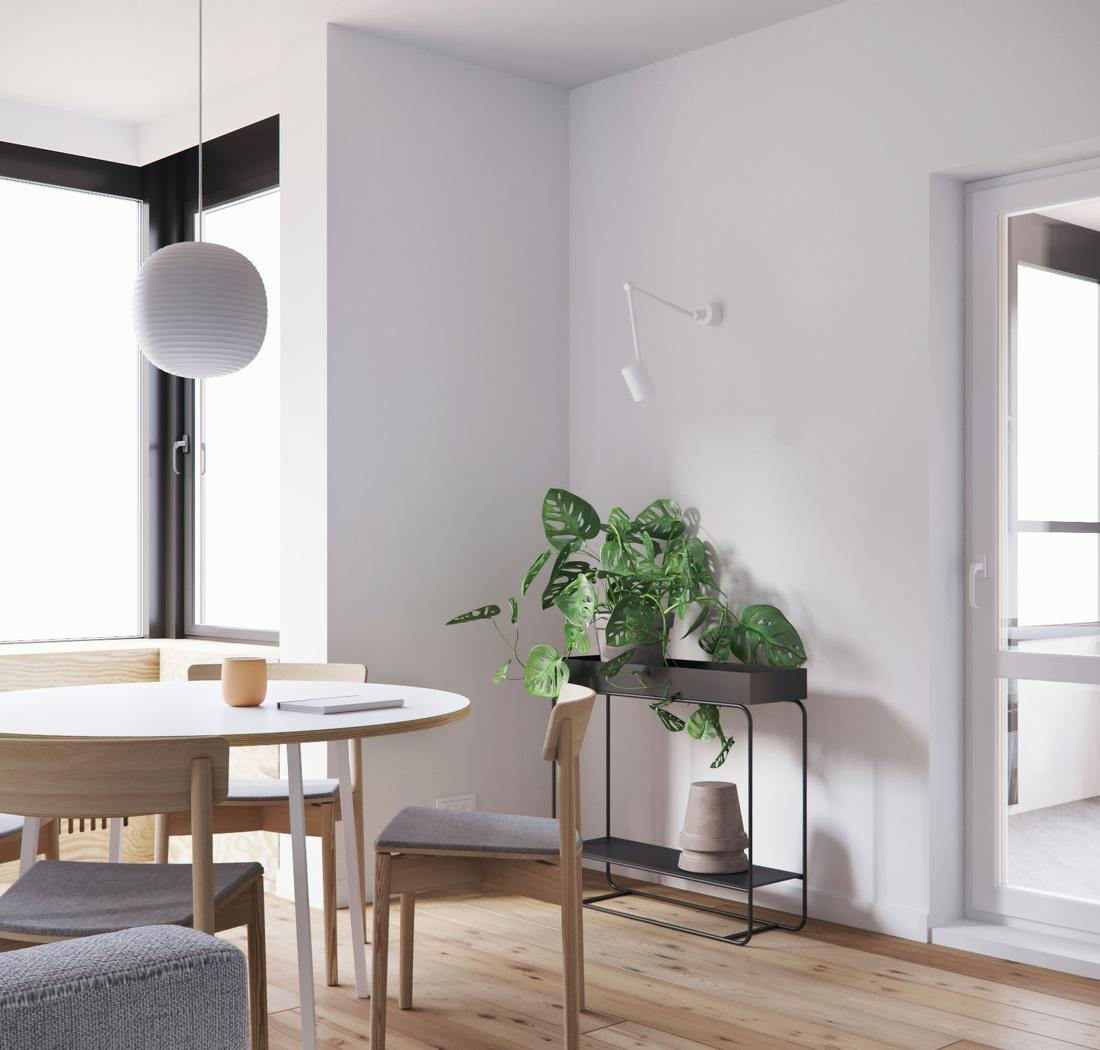 潮白河畔的幸福绿意居所室内设计-14