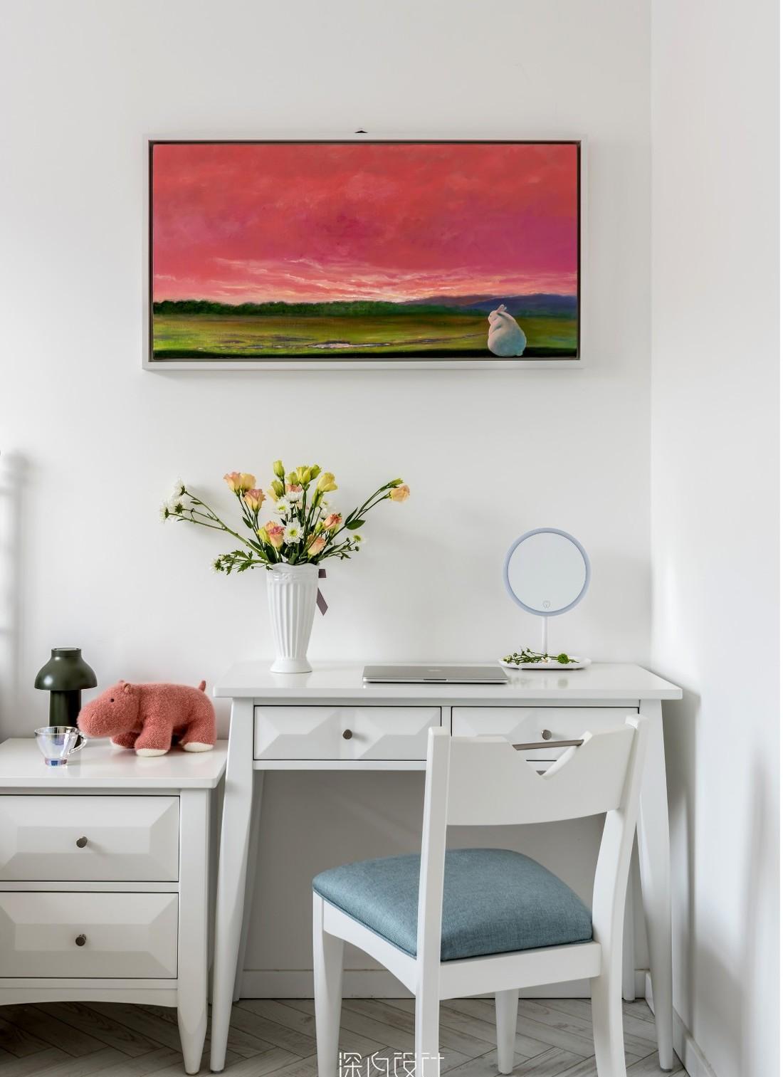 红房子开放式家居设计，自然元素打造复古质感-56