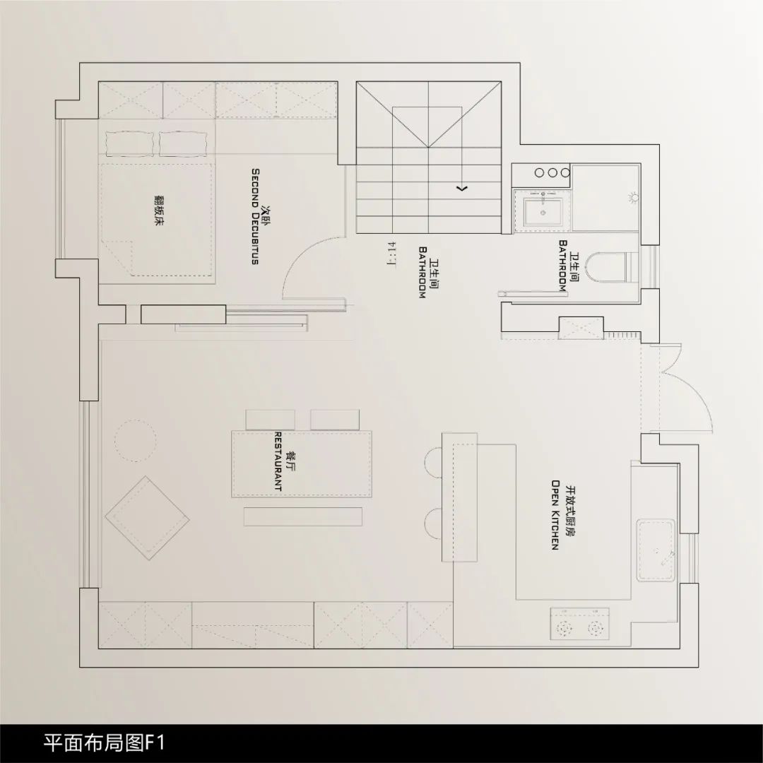 《客厅去哪儿了？》婚房去客厅化后用阁楼重新定义空间-32