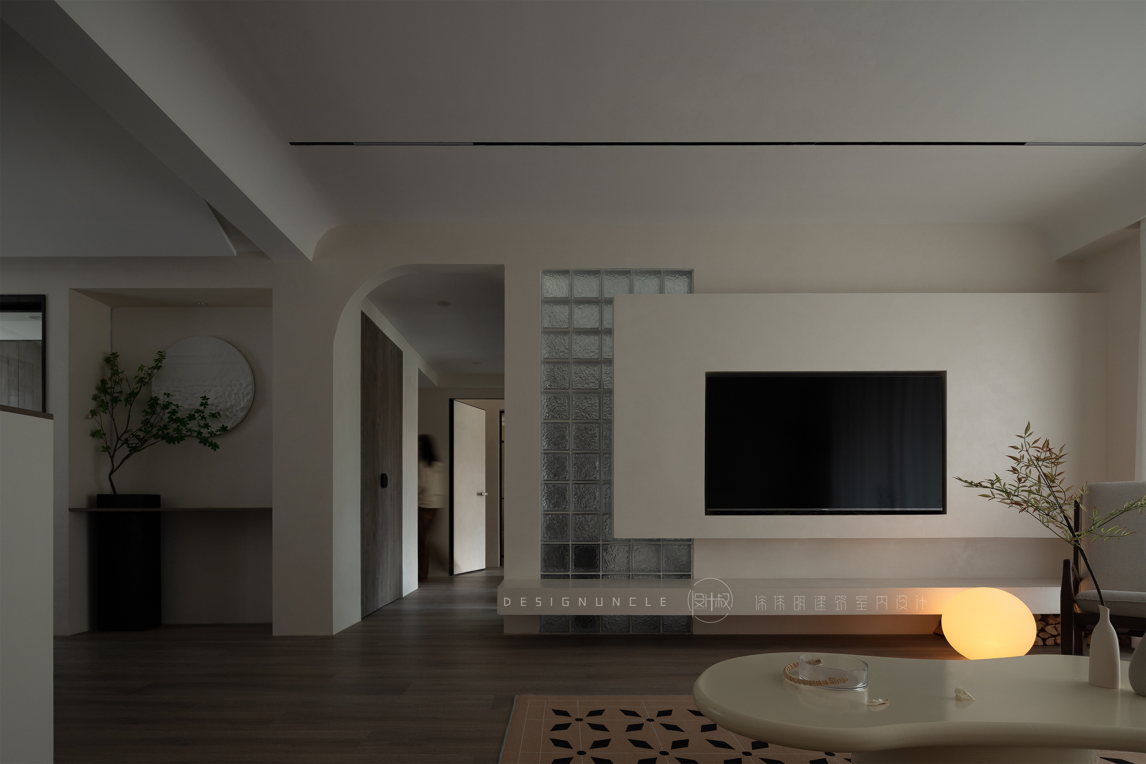 自然禅意简约侘寂风住宅设计丨徐伟明建筑室内设计-35