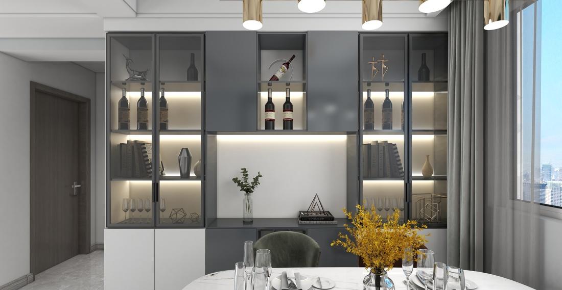 现代简约三居室设计-0