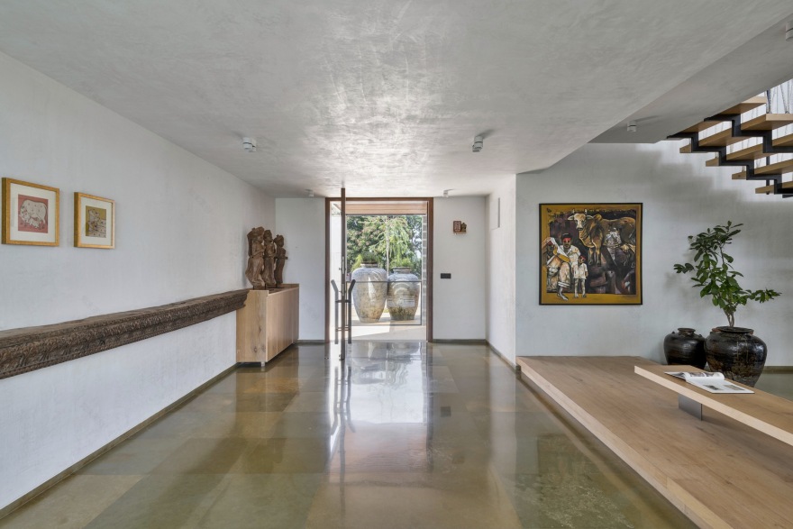 瓦妮莎周末别墅丨印度丨The Grid Architects-31