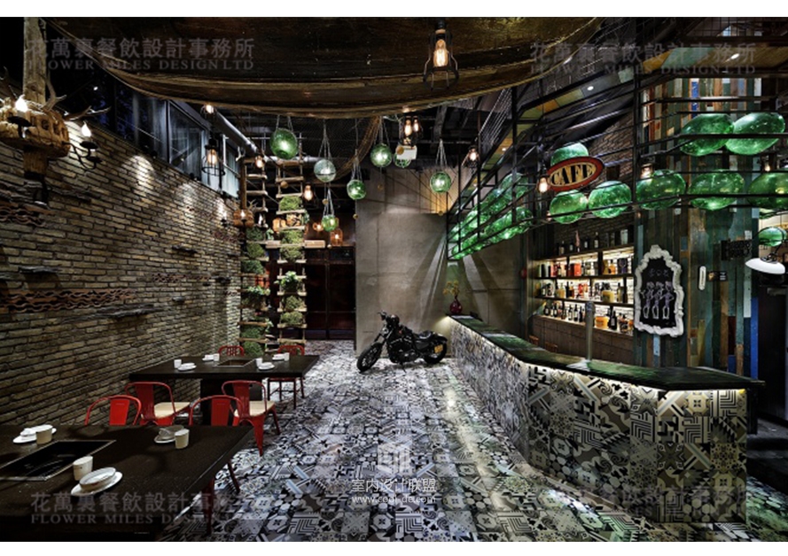 深圳花万里餐饮策划设计|复古工业风——不一样的怀旧文艺范儿-6