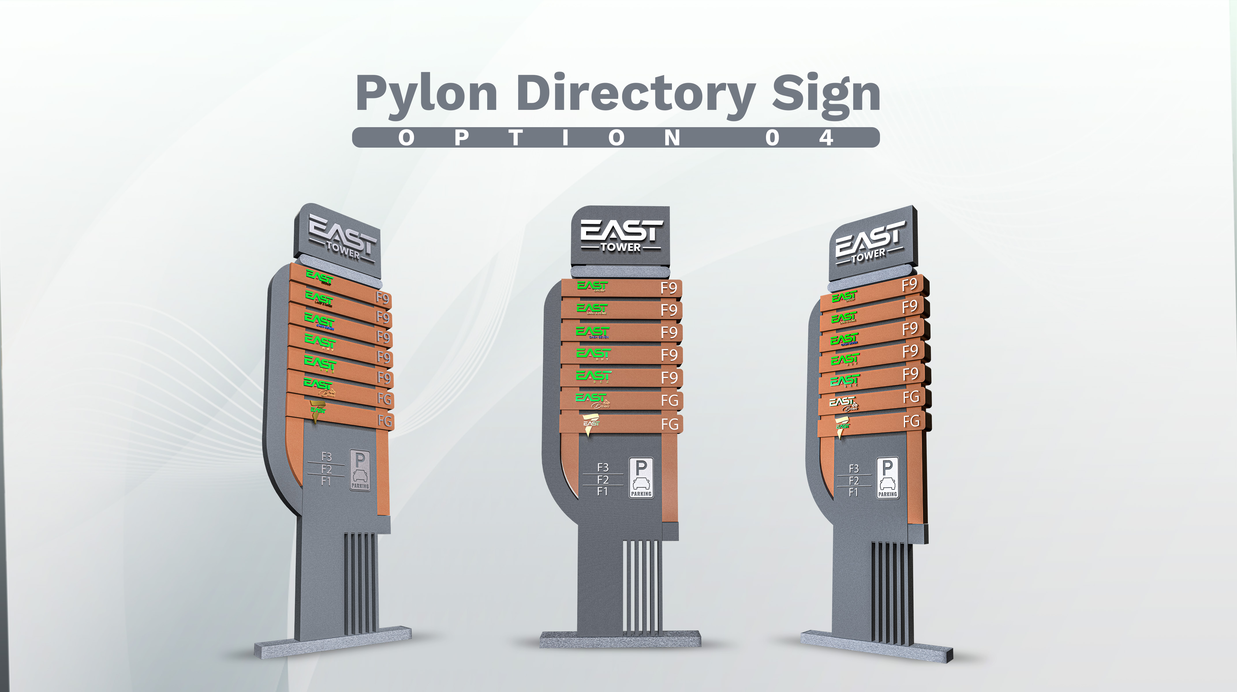 Pylon Directory Sign CONDO | 2026-4