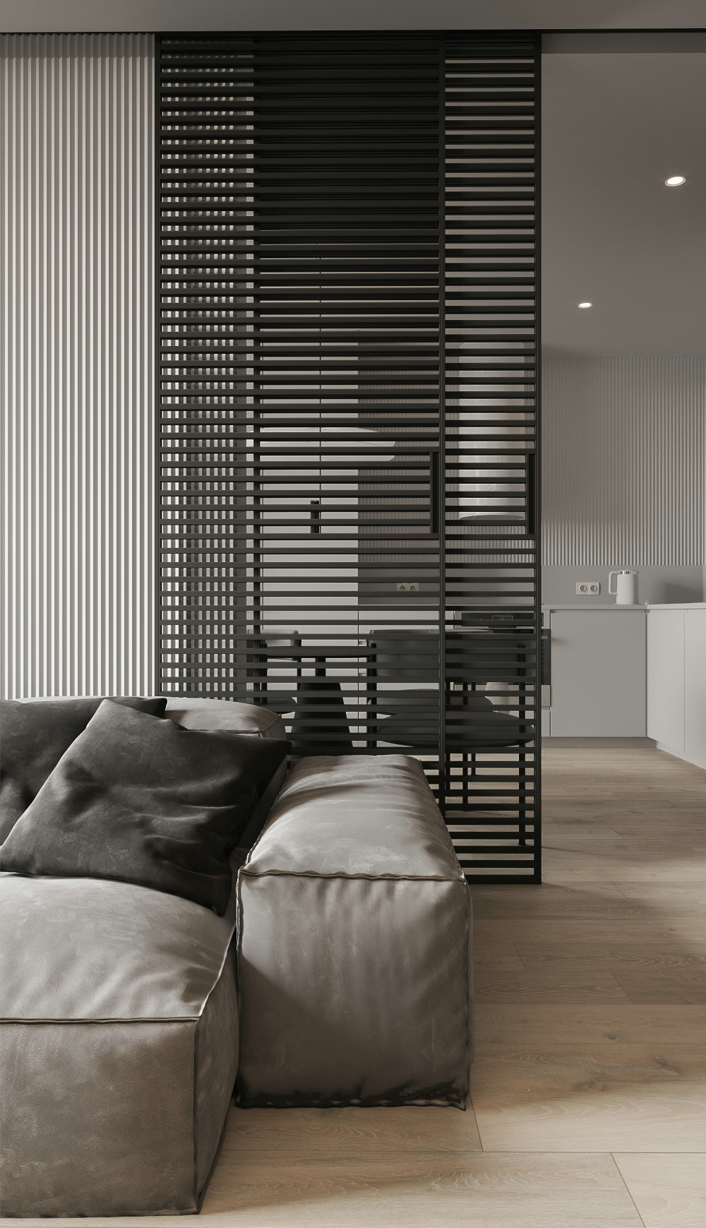 简约奢华的高级灰现代家居设计-12