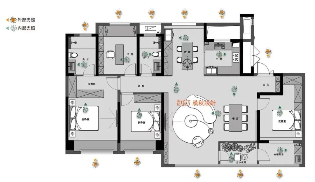 龙湖景粼天著168m²户型解析丨中国常州丨汉秋设计-39