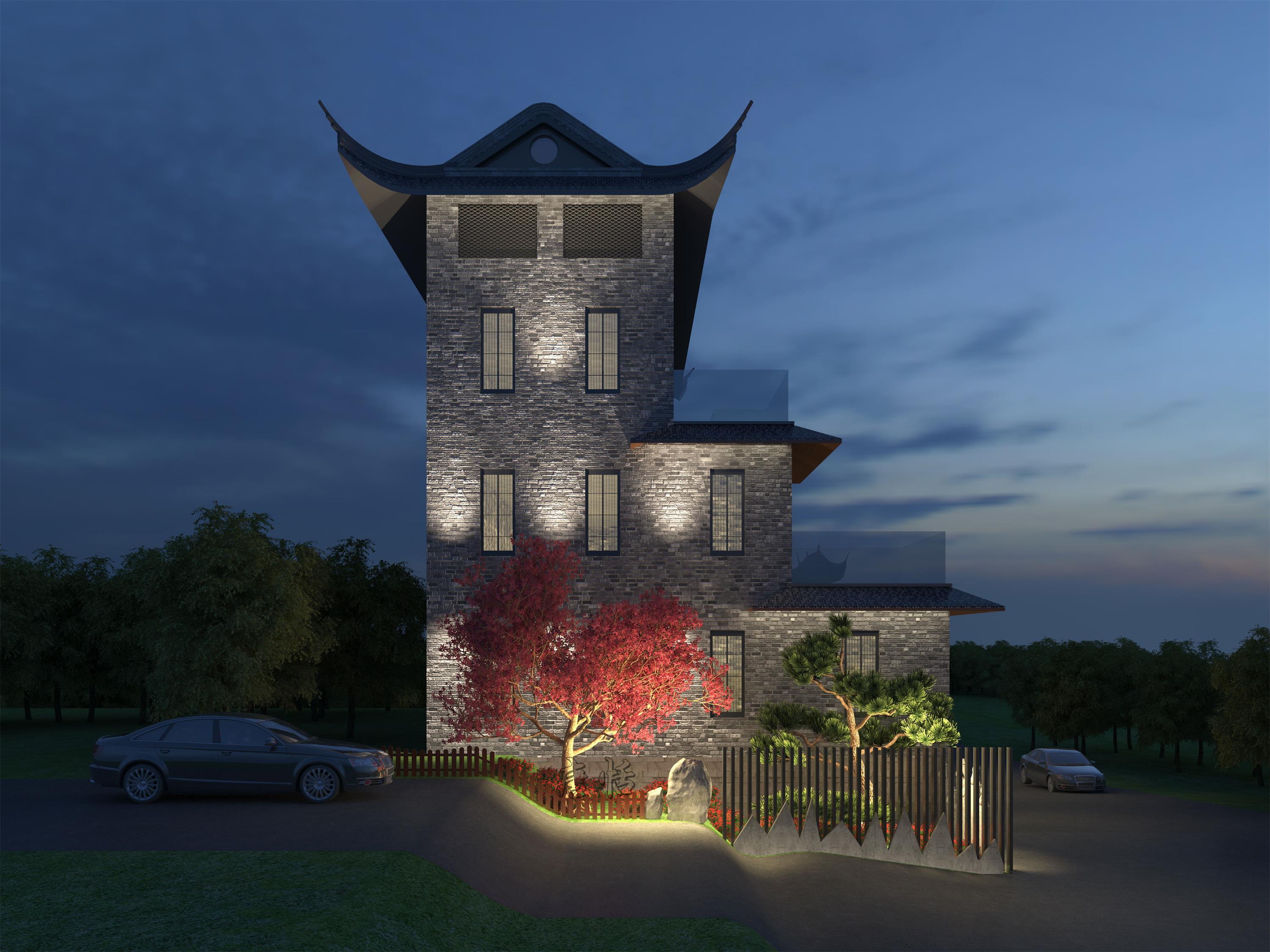 宁静致远自然之别墅外立面设计-7