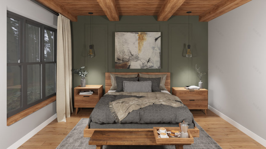 木质卧室丨malgowy-0