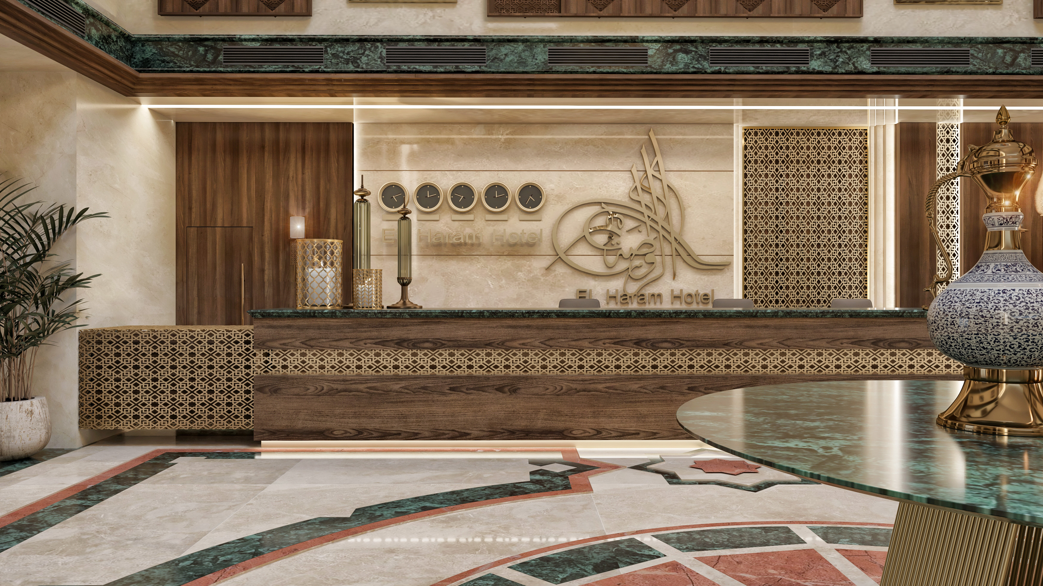 El Haram Hotel Lobby KSA-6