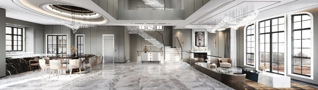 成都牧马山蔚蓝卡地亚 600㎡独栋空间设计-61