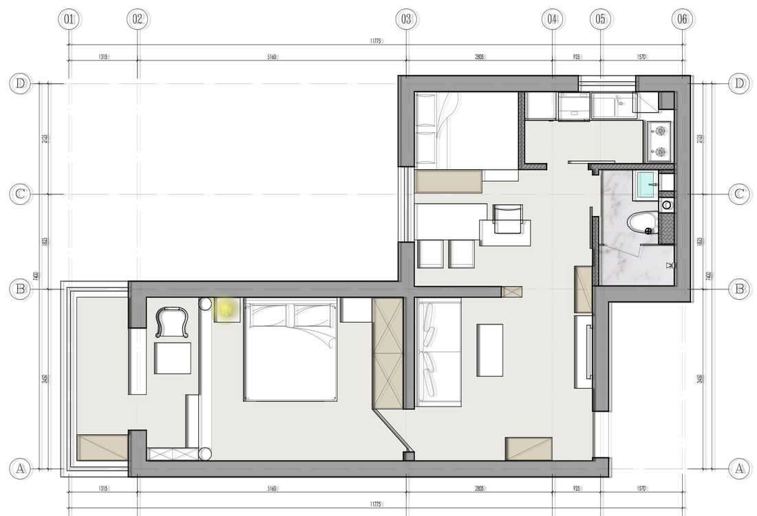 47㎡小户型改造-39