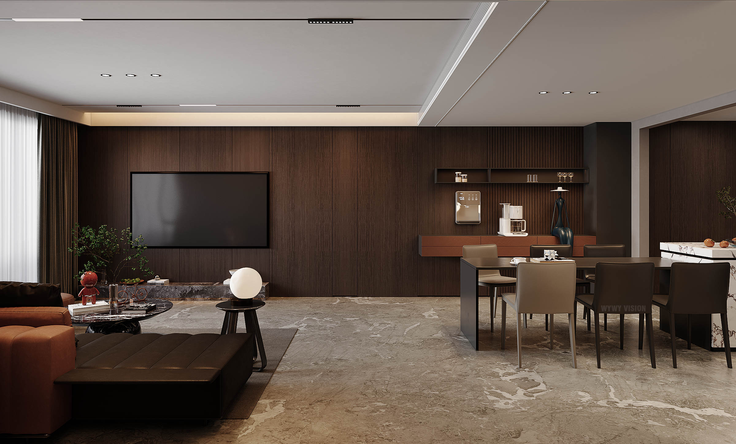 现代 · 黑胡桃丨效果表现-13