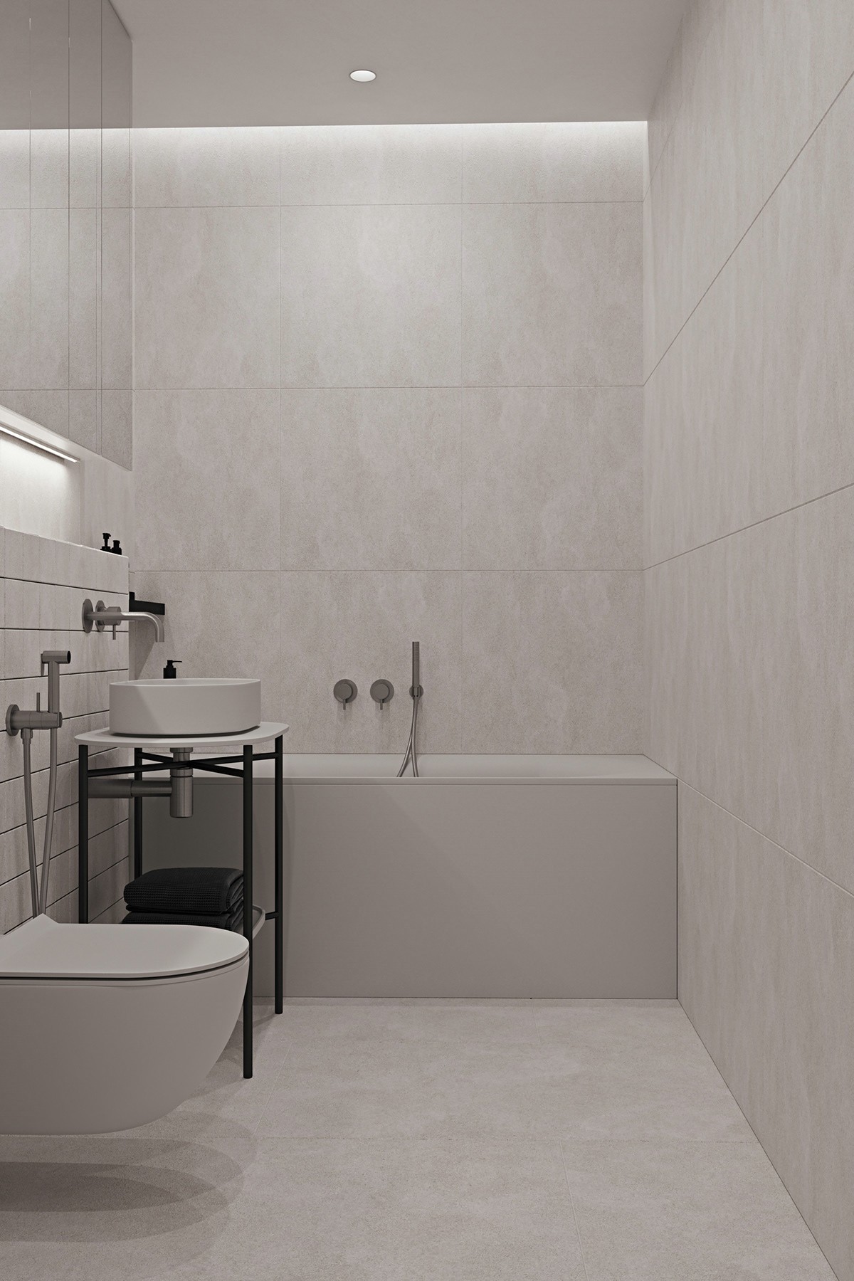 100平米 乌克兰基辅简约风空间设计-16