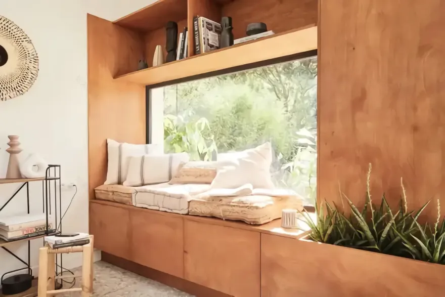 自然木色客厅设计,打造温馨家居环境-7